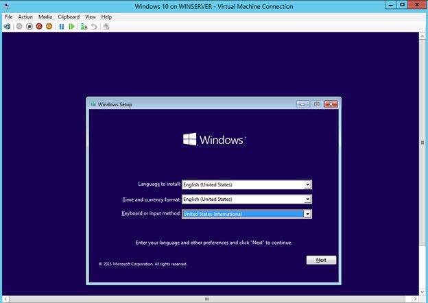 Windows 10 Operating system